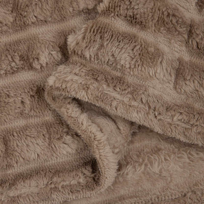 vidaXL Throw Blanket Camel 200 x 150 cm Fleece