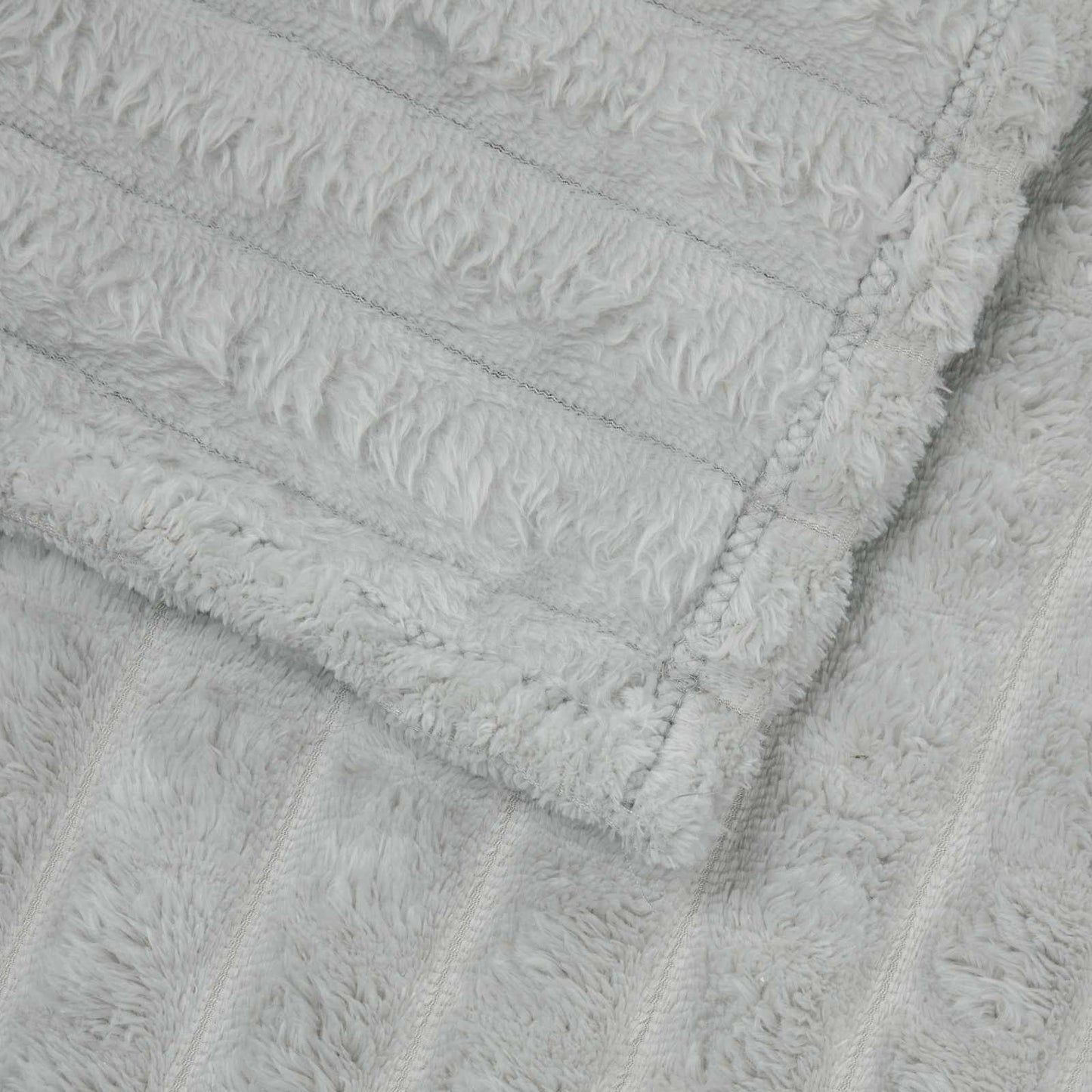 vidaXL Throw Blanket Grey 240 x 220 cm Fleece