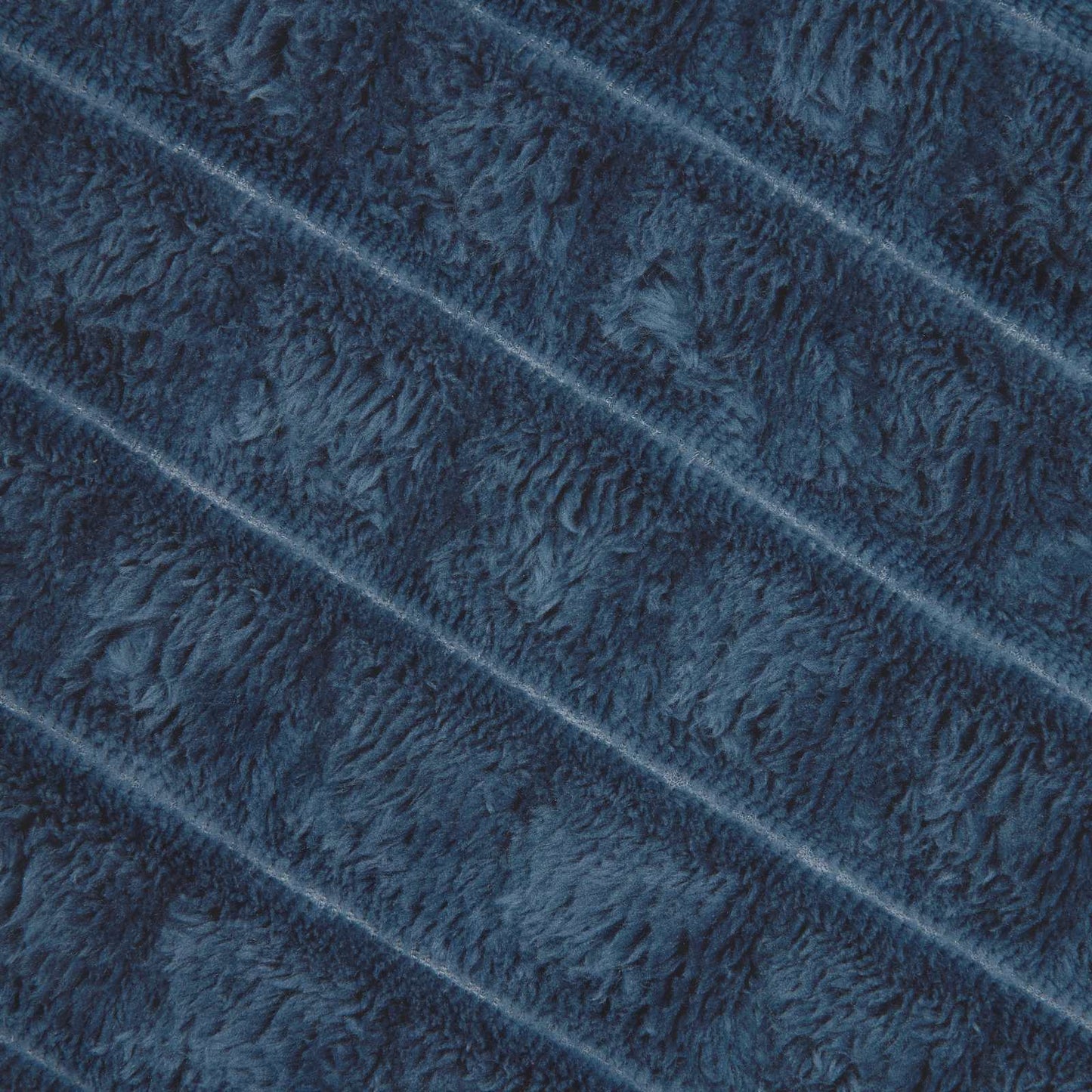 vidaXL Throw Blanket Navy Blue 150 x 130 cm Fleece