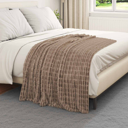 vidaXL Throw Blankets 6 pcs Camel 150 x 130 cm Fleece