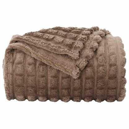 vidaXL Throw Blankets 6 pcs Camel 270 x 240 cm Fleece