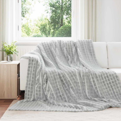 vidaXL Throw Blankets 6 pcs Grey 270 x 240 cm Fleece