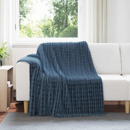 vidaXL Throw Blankets 6 pcs Navy Blue 200 x 150 cm Fleece