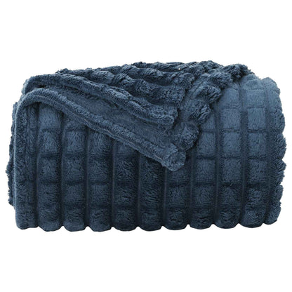 vidaXL Throw Blankets 6 pcs Navy Blue 200 x 150 cm Fleece