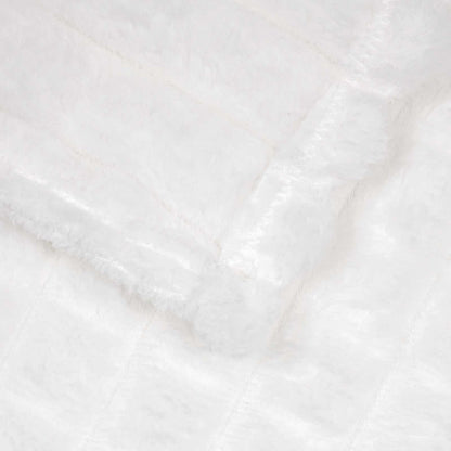 vidaXL Throw Blankets 6 pcs White 270 x 240 cm Fleece