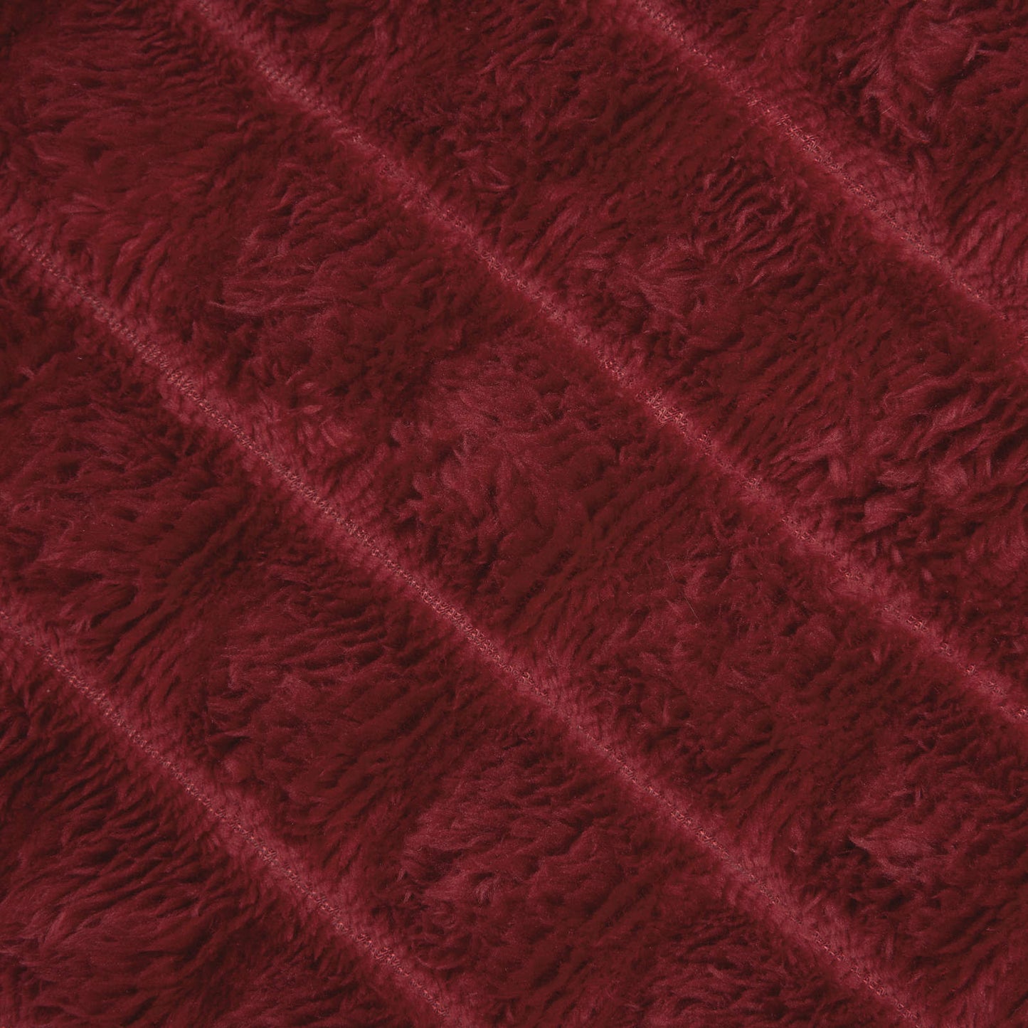 vidaXL Throw Blankets 6 pcs Bordeaux Red 150 x 130 cm Fleece