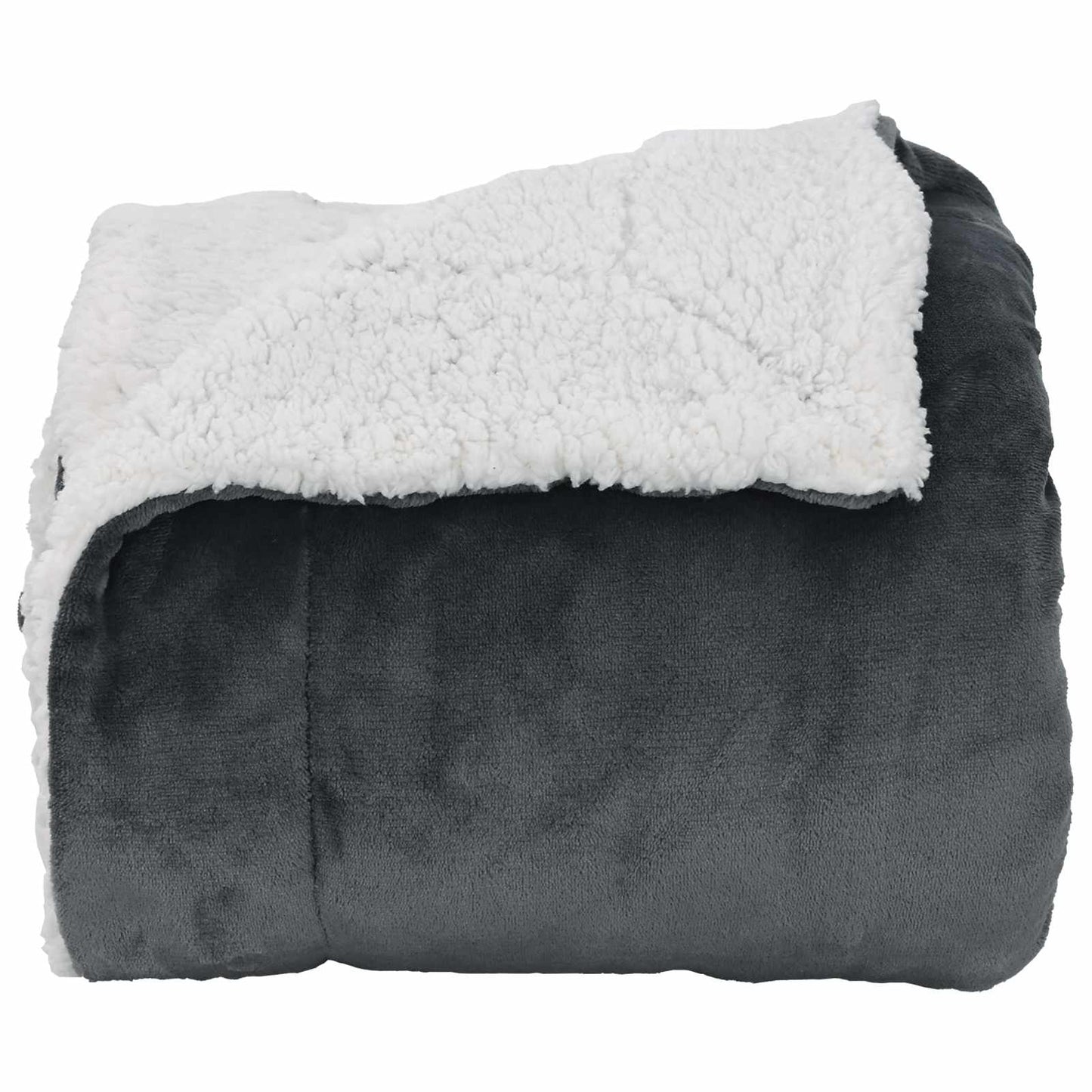 vidaXL Throw Blanket Dark Grey 150 x 200 cm Fleece