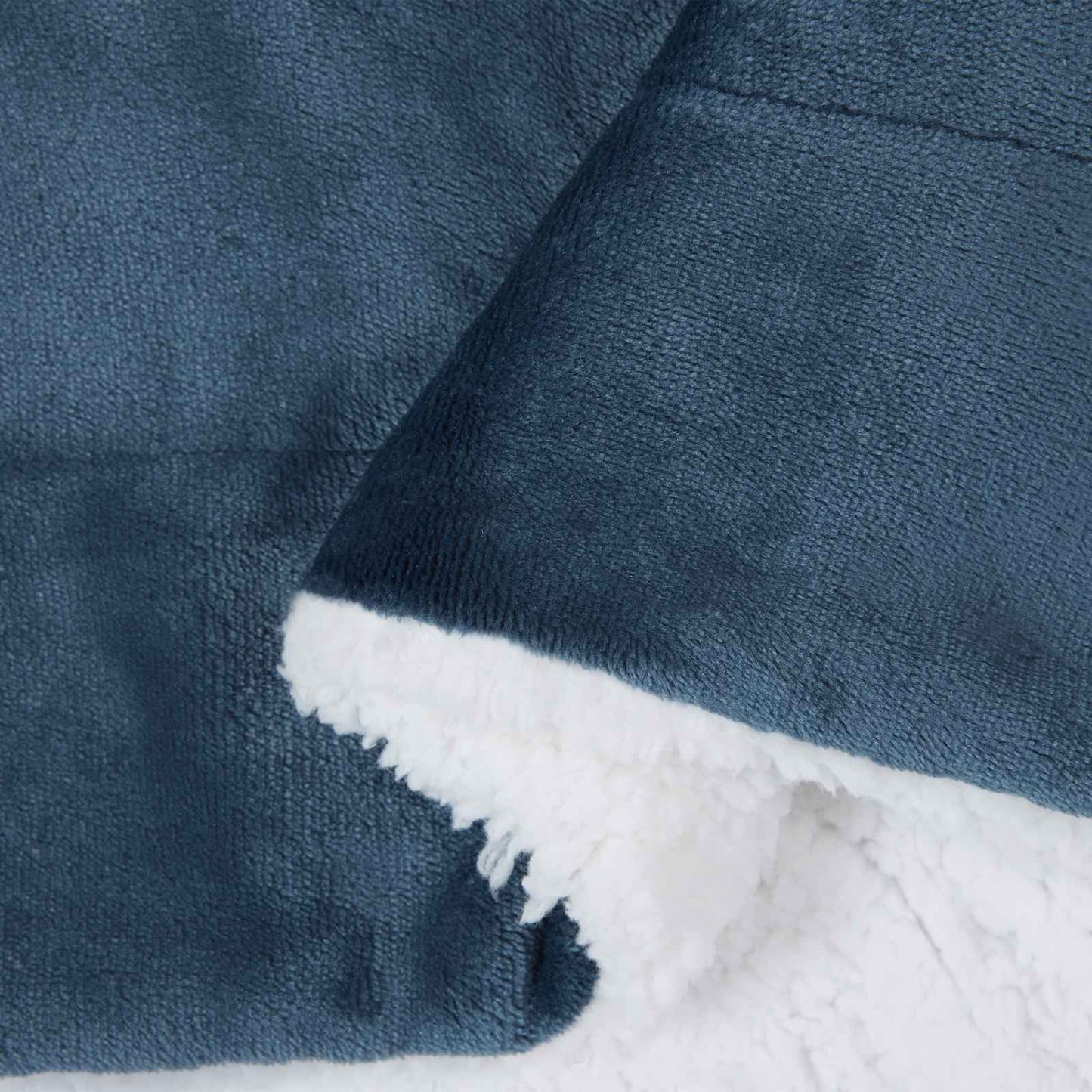 vidaXL Throw Blanket Navy Blue 130 x 150 cm Fleece