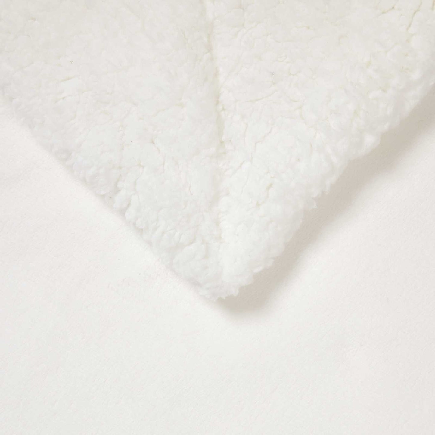 vidaXL Throw Blanket White 240 x 270 cm Fleece