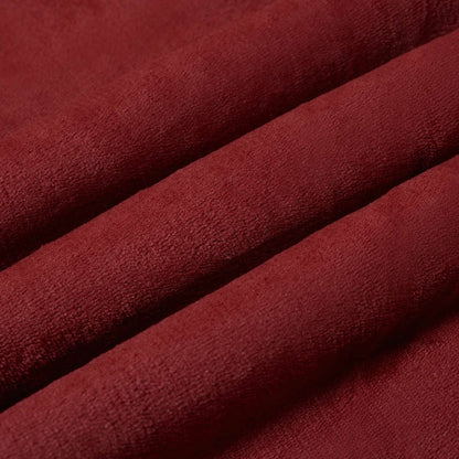 vidaXL Throw Blanket Bordeaux Red 150 x 200 cm Fleece