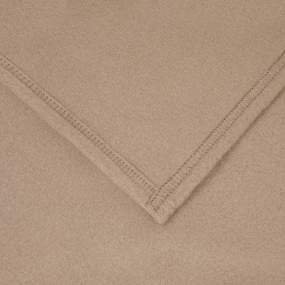 vidaXL Throw Blanket Camel 240 x 220 cm Fleece