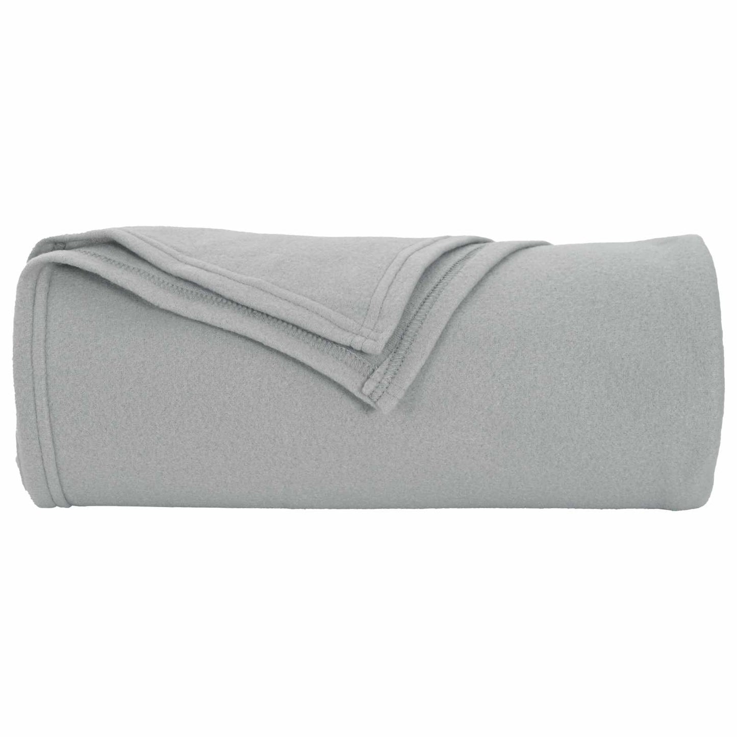 vidaXL Throw Blanket Grey 270 x 240 cm Fleece
