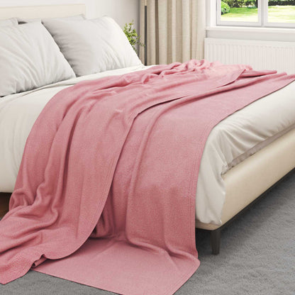 vidaXL Throw Blankets 6 pcs Pink 270 x 240 cm Fleece