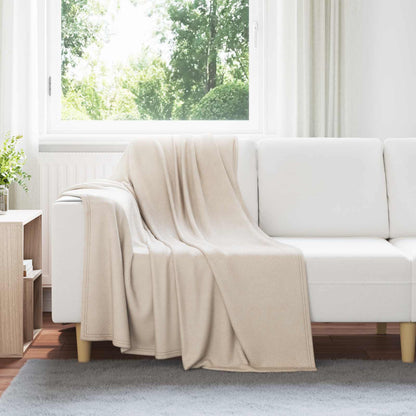 vidaXL Throw Blankets 24 pcs Beige 170 x 130 cm Fleece