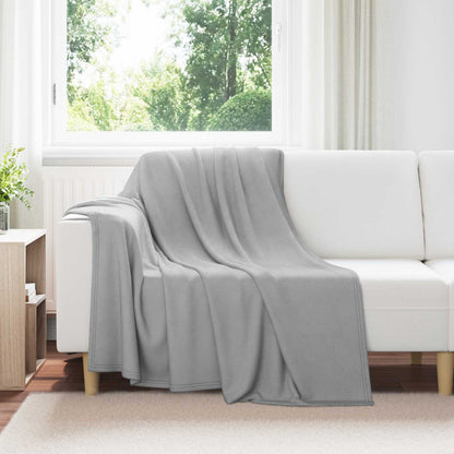 vidaXL Throw Blankets 24 pcs Grey 200 x 150 cm Fleece