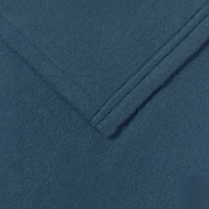 vidaXL Throw Blanket Navy Blue 350 x 270 cm Fleece