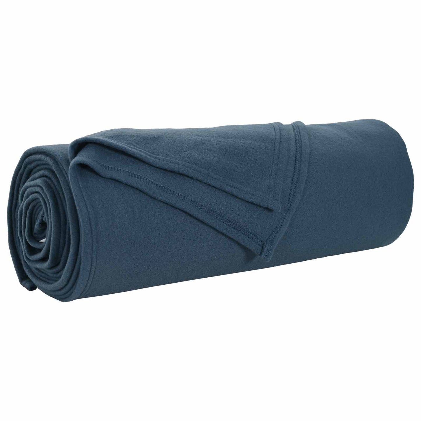 vidaXL Throw Blanket Navy Blue 350 x 270 cm Fleece