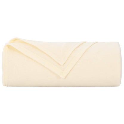 vidaXL Throw Blankets 6 pcs Cream 350 x 270 cm Fleece