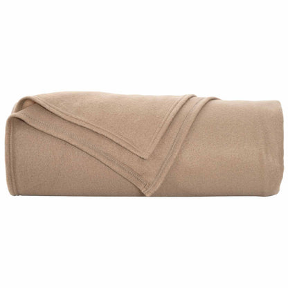 vidaXL Throw Blankets 6 pcs Camel 350 x 270 cm Fleece