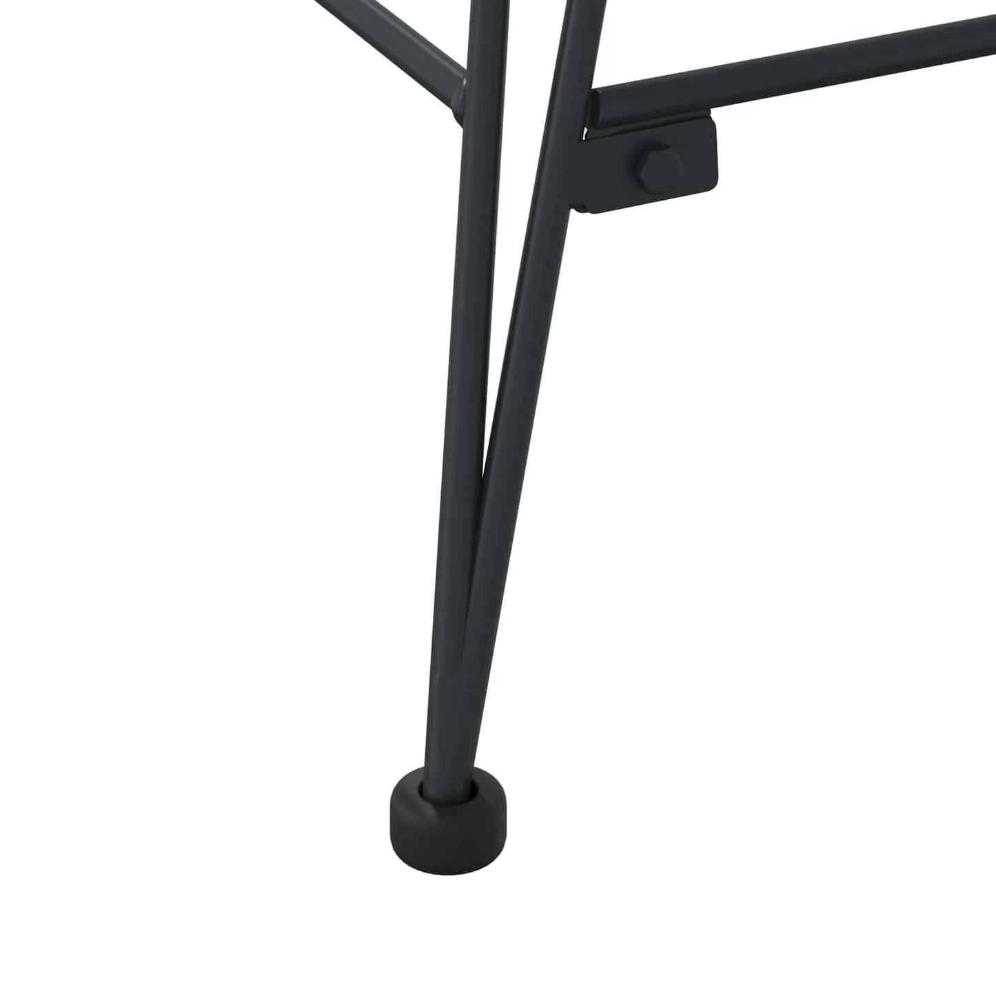 vidaXL Dining Chair 2 pcs Rattan and Iron Natural 55 x 50 x 74 cm