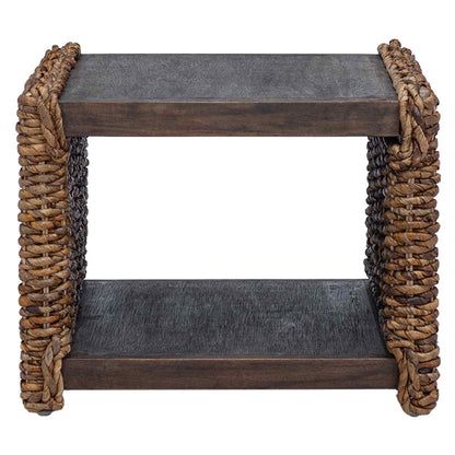 vidaXL Coffee Table Natural 45 x 45 x 45 cm Solid Mahogany Wood