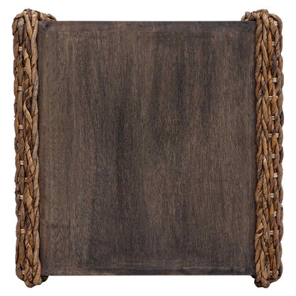vidaXL Coffee Table Natural 45 x 45 x 45 cm Solid Mahogany Wood