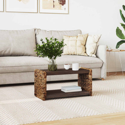 vidaXL Coffee Table Natural 70 x 35 x 35 cm Solid Mahogany Wood
