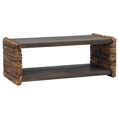 vidaXL Coffee Table Natural 90 x 45 x 35 cm Solid Mahogany Wood