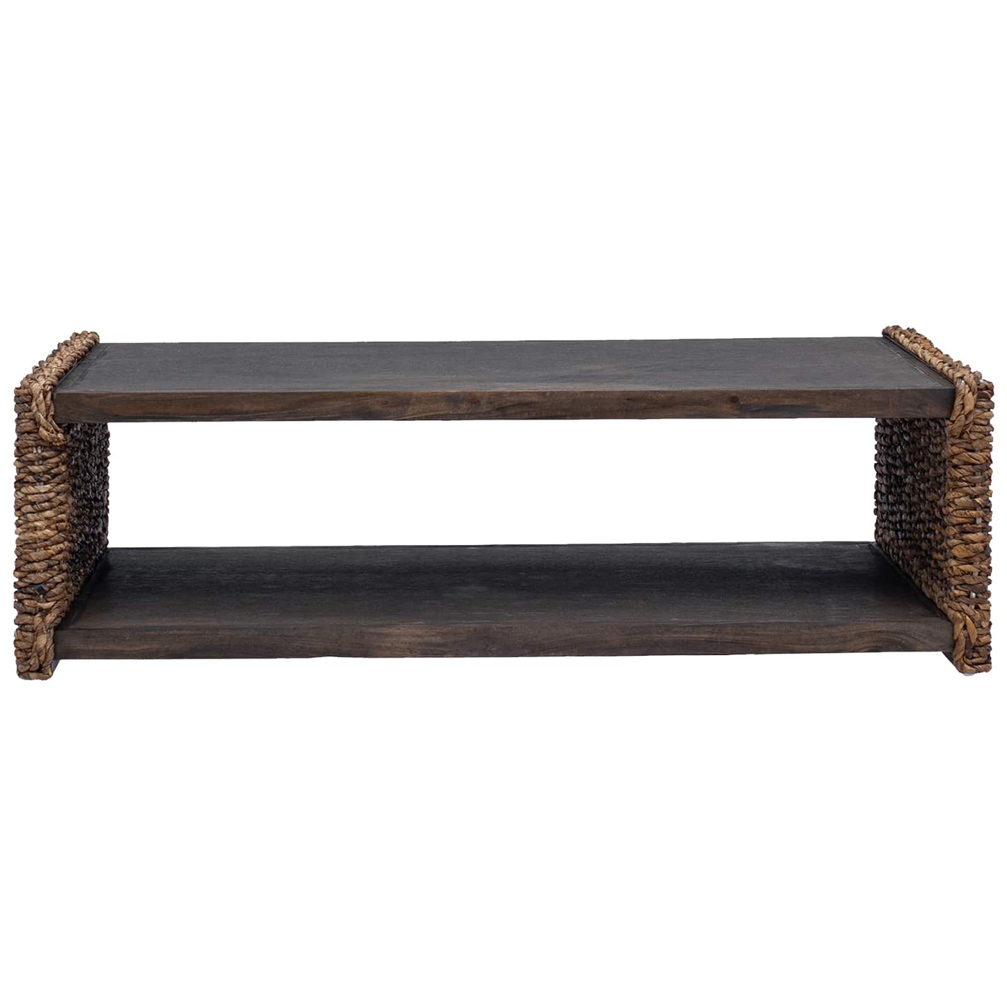 vidaXL Coffee Table Natural 110 x 55 x 35 cm Solid Mahogany Wood