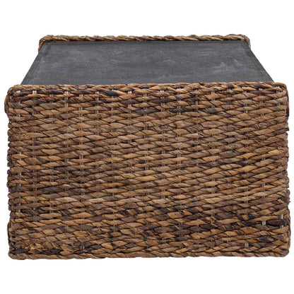 vidaXL Coffee Table Natural 110 x 55 x 35 cm Solid Mahogany Wood