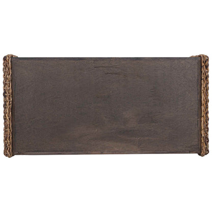 vidaXL Coffee Table Natural 110 x 55 x 35 cm Solid Mahogany Wood