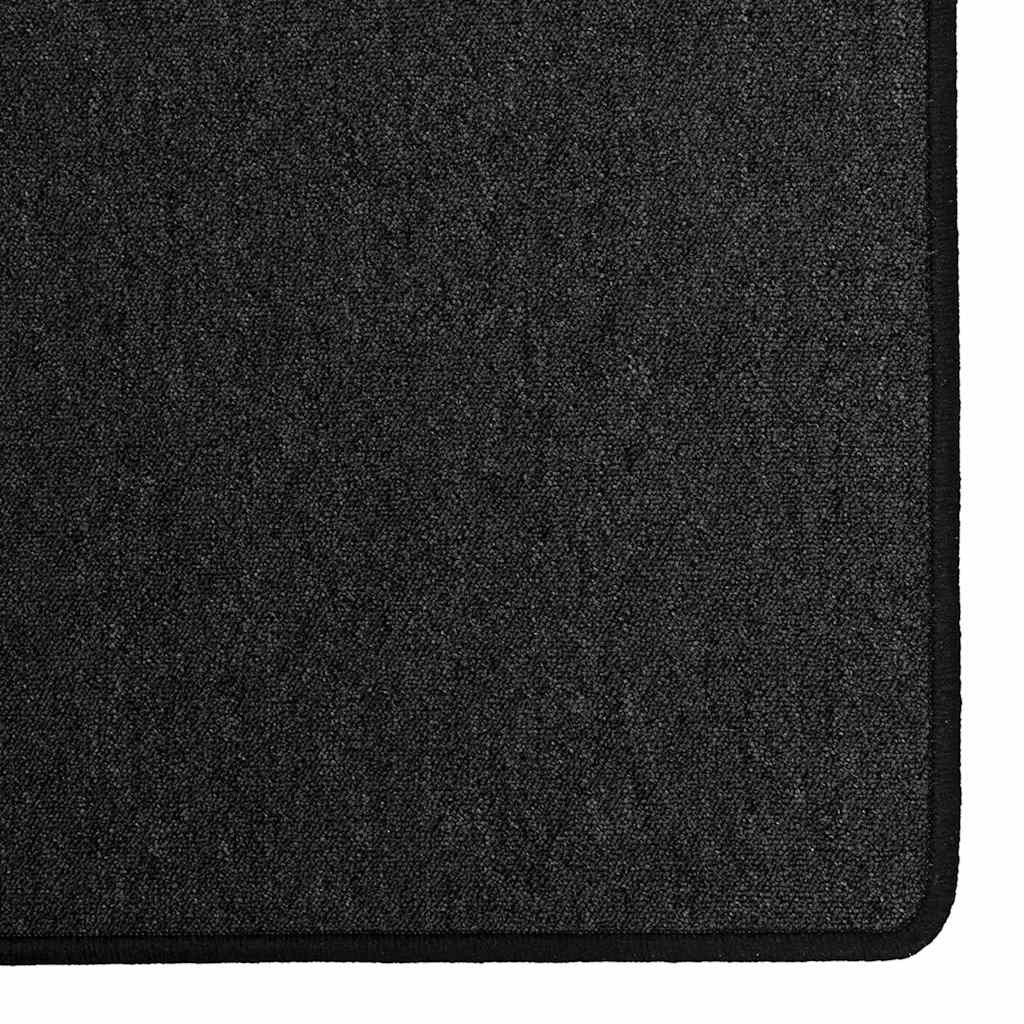 vidaXL Carpet Runner Anthracite 80 x 500 cm 100% Polypropylene