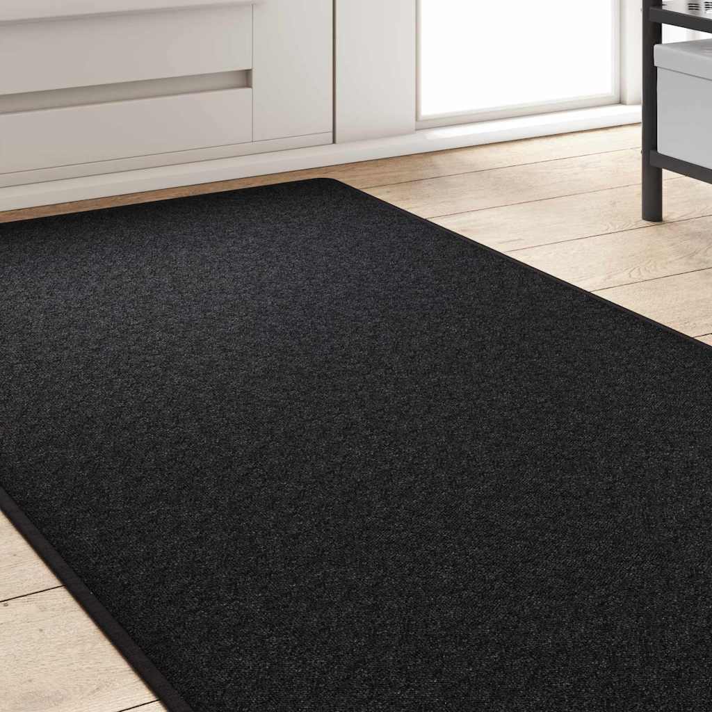 vidaXL Carpet Runner Anthracite 80 x 500 cm 100% Polypropylene