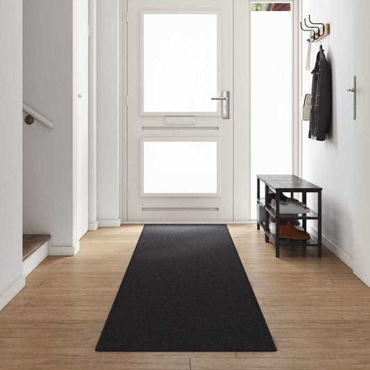vidaXL Carpet Runner Anthracite 80 x 500 cm 100% Polypropylene