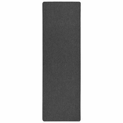 vidaXL Carpet Runner Dark Grey 80 x 500 cm 100% Polypropylene