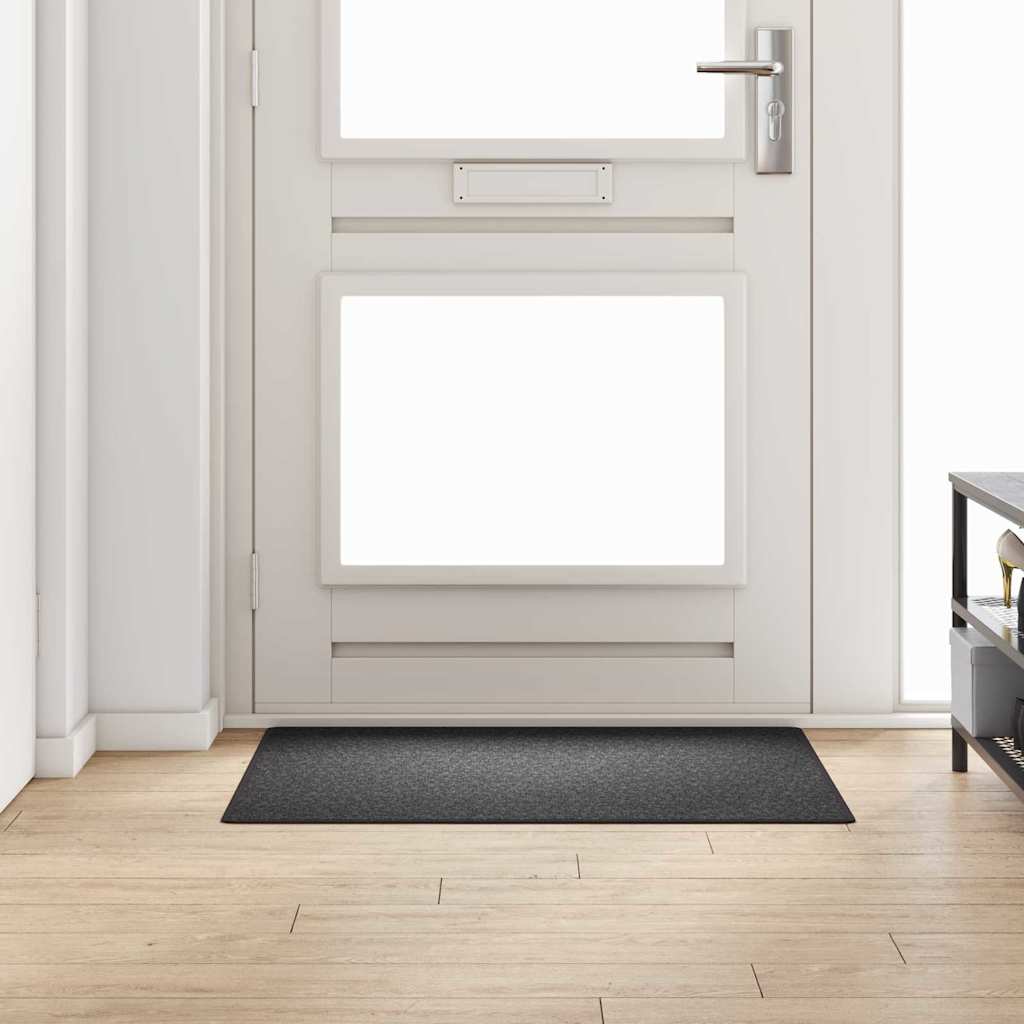 vidaXL Carpet Runner Dark Grey 100 x 100 cm 100% Polypropylene