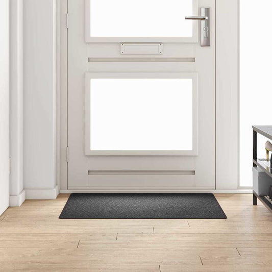 vidaXL Carpet Runner Dark Grey 100 x 100 cm 100% Polypropylene