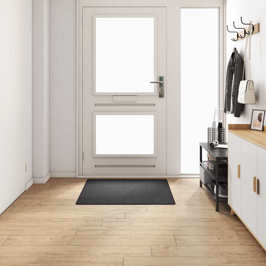 vidaXL Carpet Runner Dark Grey 100 x 100 cm 100% Polypropylene