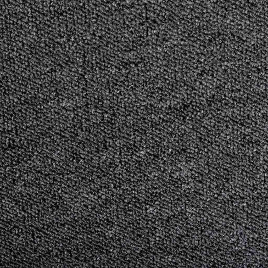 vidaXL Carpet Runner Dark Grey 100 x 100 cm 100% Polypropylene