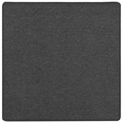 vidaXL Carpet Runner Dark Grey 100 x 100 cm 100% Polypropylene