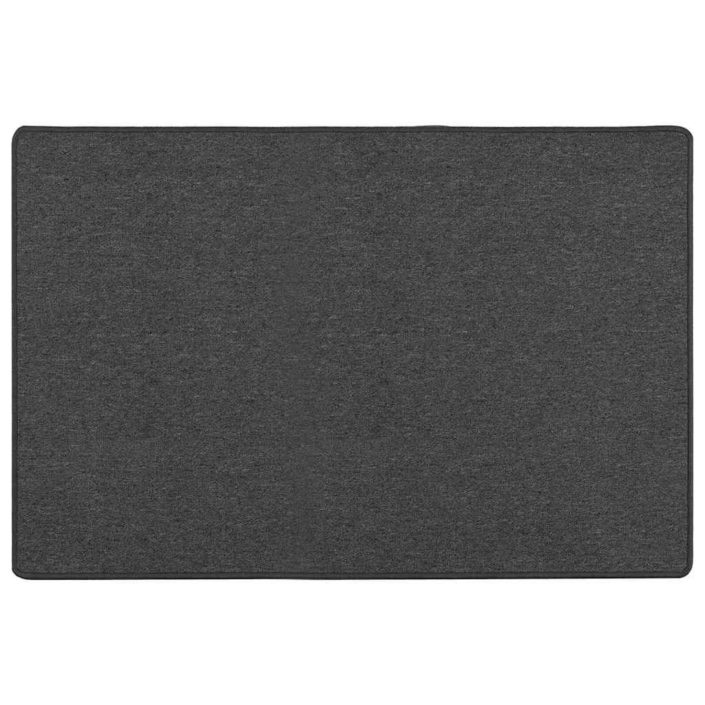 vidaXL Carpet Runner Dark Grey 100 x 150 cm 100% Polypropylene