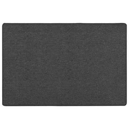 vidaXL Carpet Runner Dark Grey 100 x 150 cm 100% Polypropylene