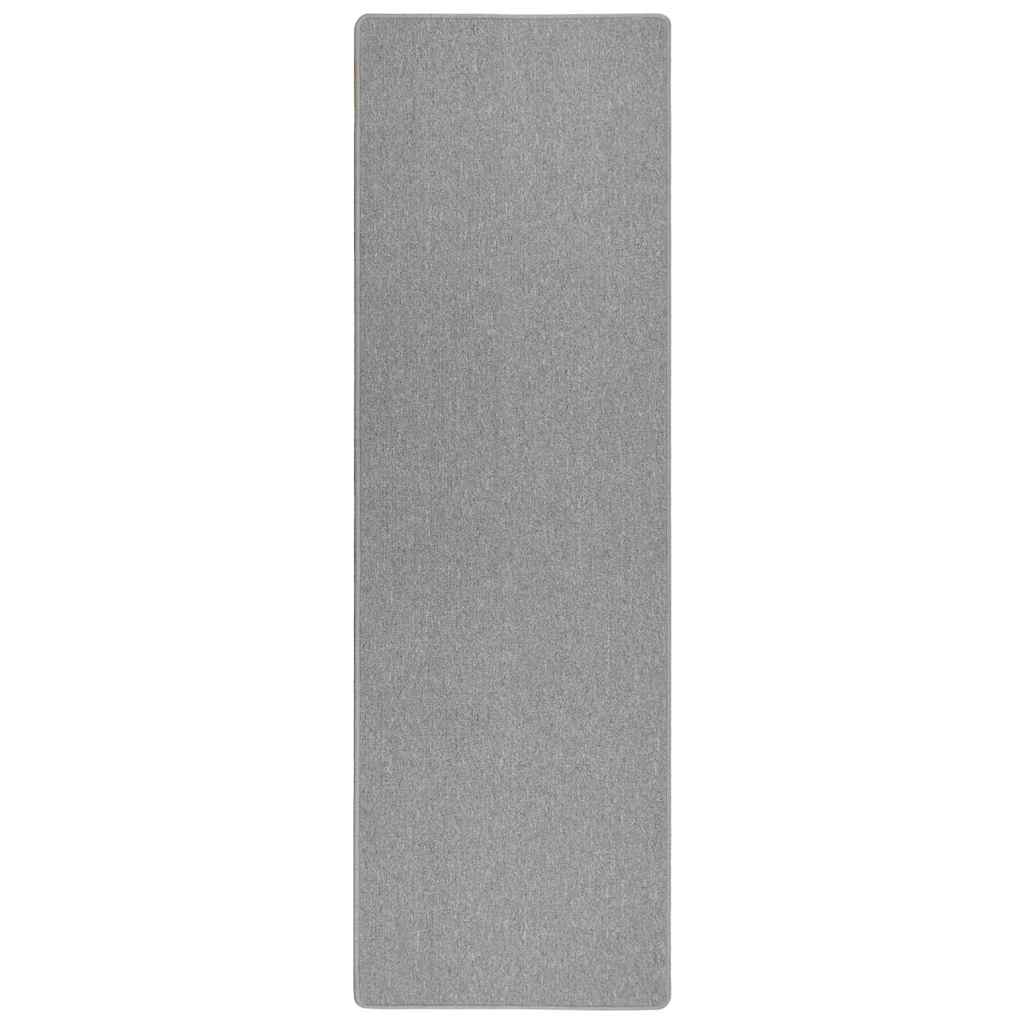 vidaXL Carpet Runner Light Grey 80 x 500 cm 100% Polypropylene