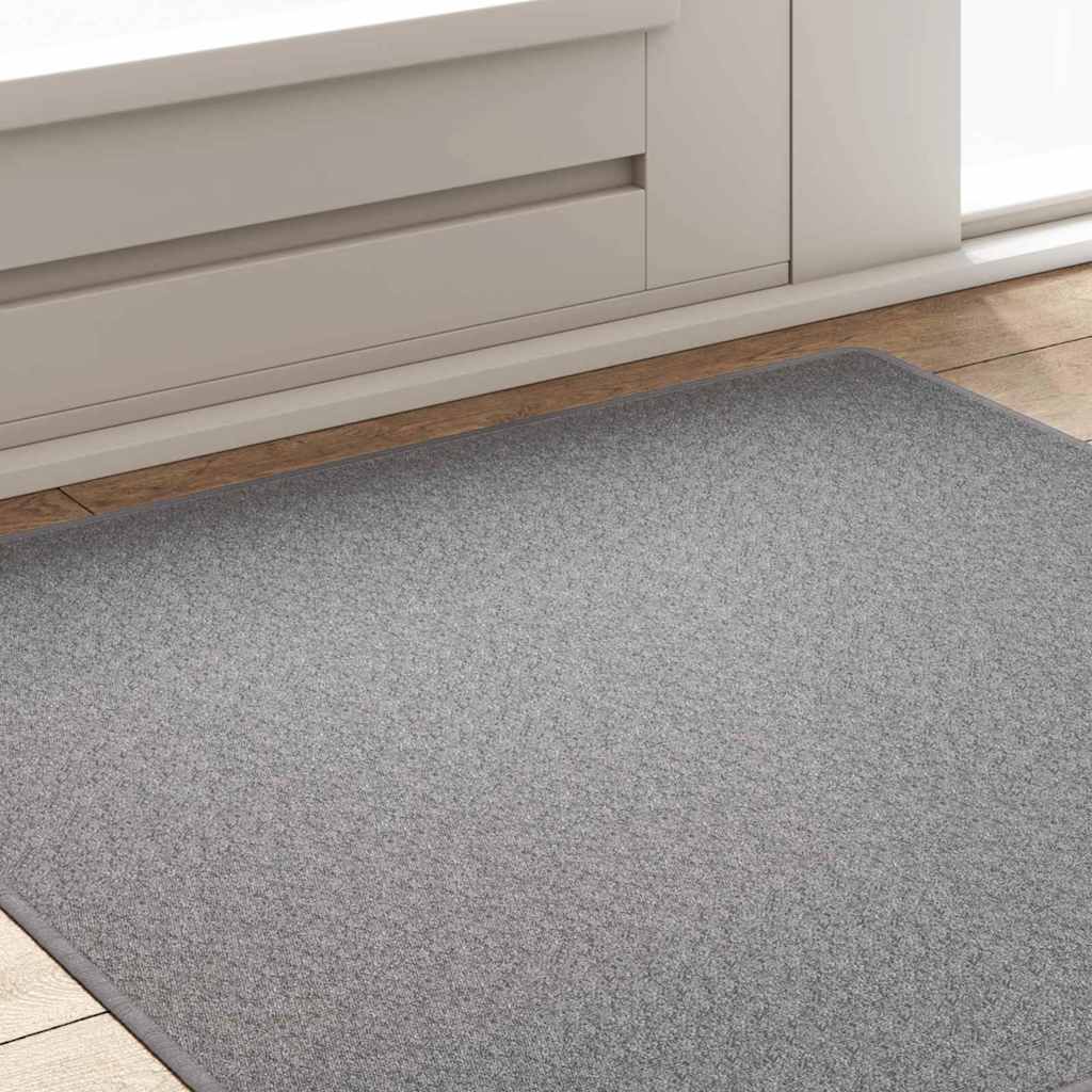 vidaXL Carpet Runner Light Grey 100 x 100 cm 100% Polypropylene