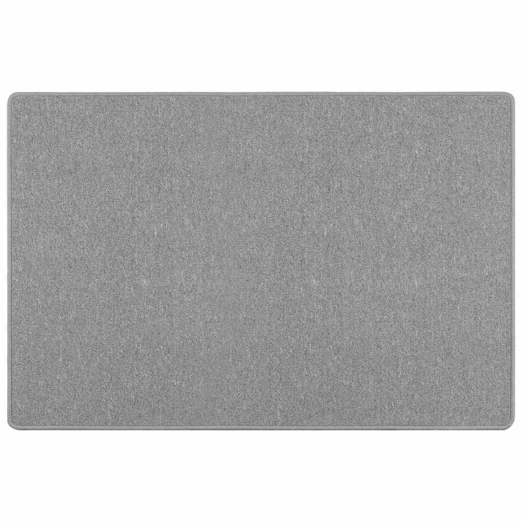 vidaXL Carpet Runner Light Grey 100 x 150 cm 100% Polypropylene