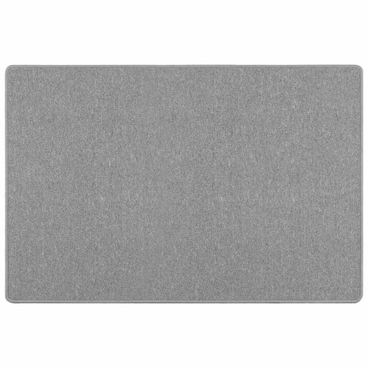 vidaXL Carpet Runner Light Grey 100 x 150 cm 100% Polypropylene