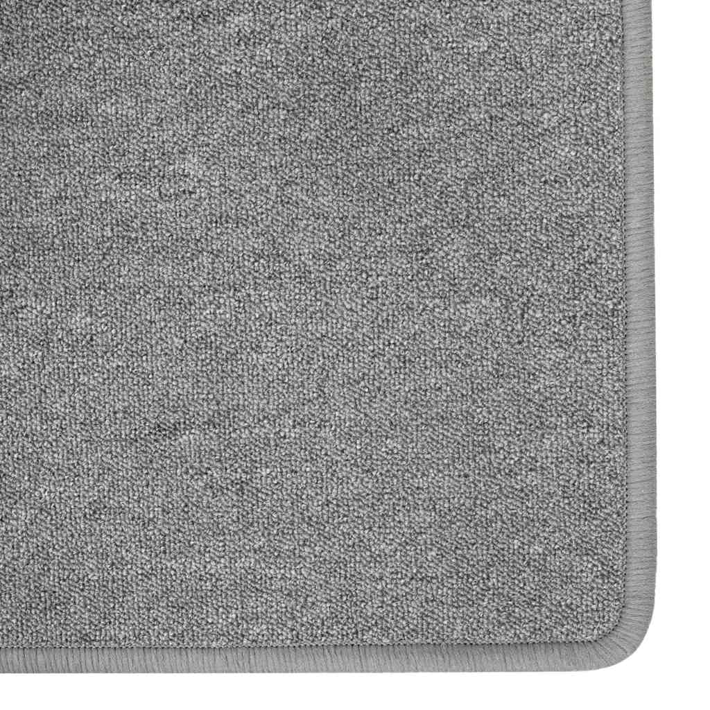 vidaXL Carpet Runner Light Grey 100 x 200 cm 100% Polypropylene