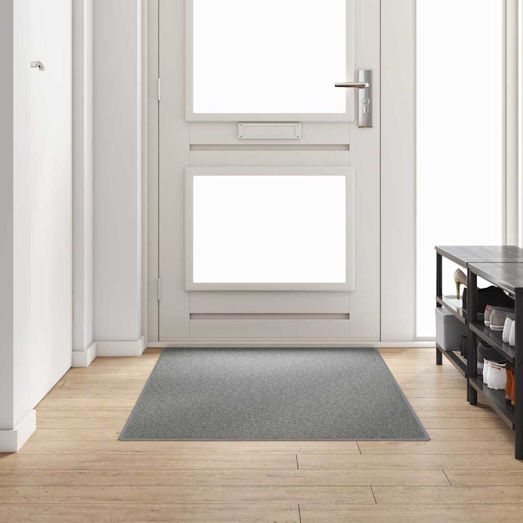 vidaXL Carpet Runner Light Grey 100 x 200 cm 100% Polypropylene