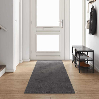 vidaXL Carpet Runner Grey 80 x 400 cm 100% Polypropylene Tuft
