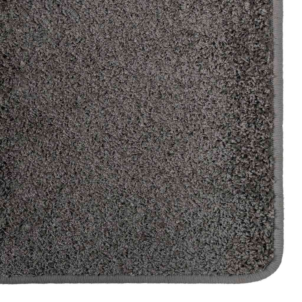 vidaXL Carpet Runner Grey 80 x 500 cm 100% Polypropylene Tuft